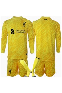 Liverpool Keeper Babyklær Tredje Fotballdrakt til barn 2024-25 Lange ermer (+ Korte bukser)